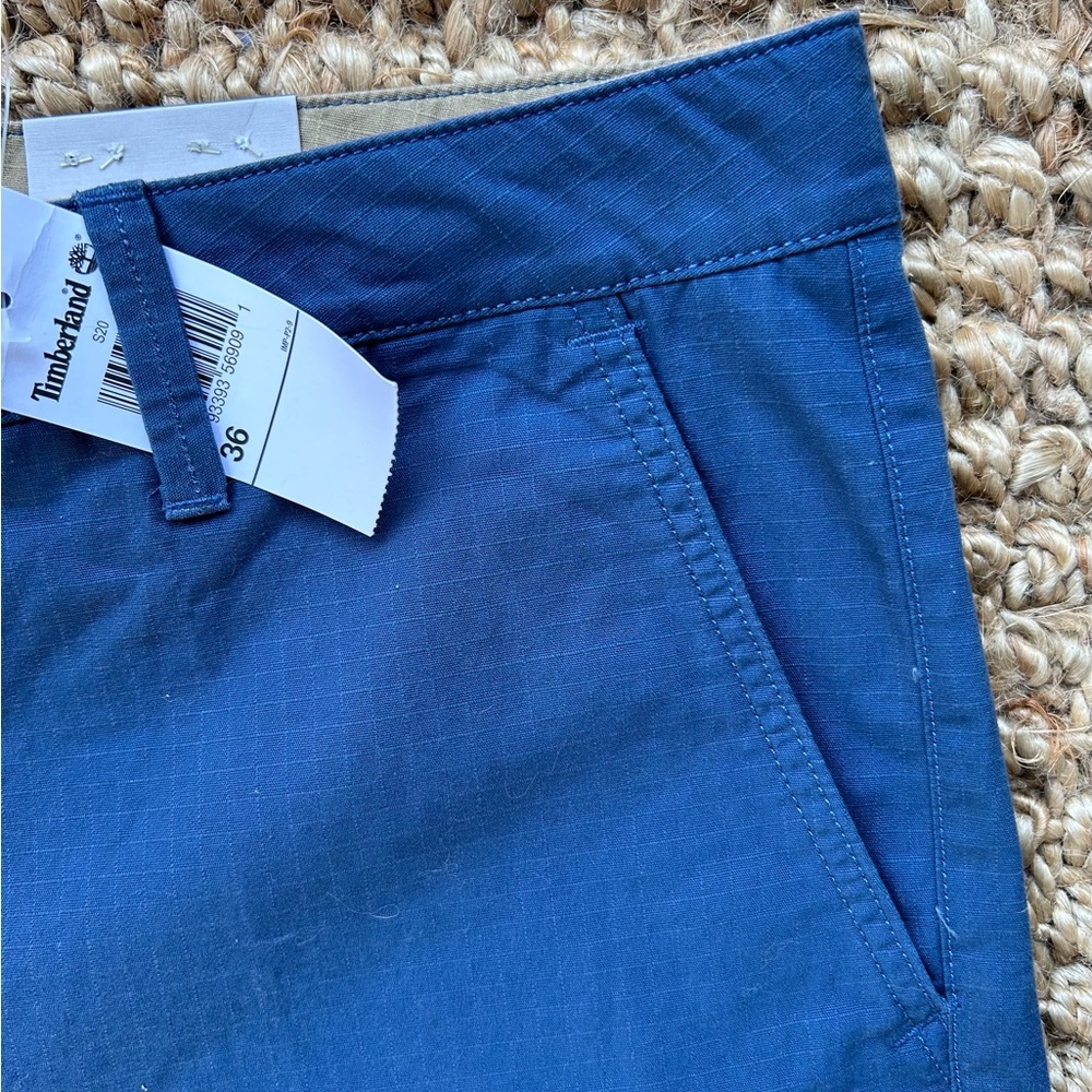 NWT Timberland Men’s Lightweight Flat Front Chino Shorts - Picture 5 of 13